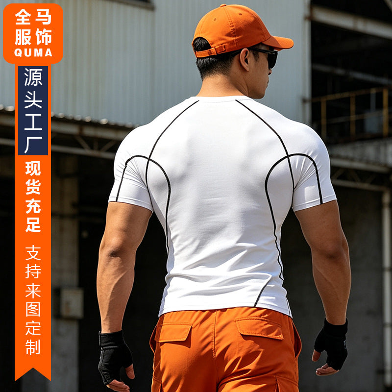 camisa de compresión 2026 gimnasio y entrenamiento para hombre