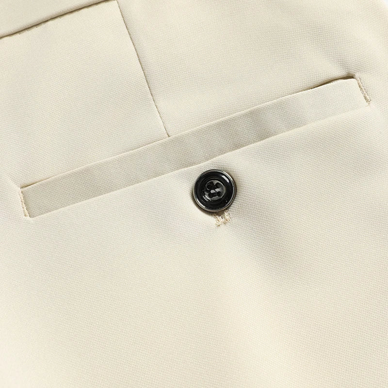 Pantalón de Vestir Elastizado Business Casual para Hombre 2026.