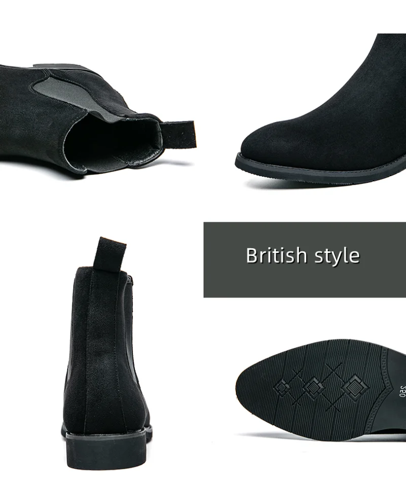 Botines Chelsea de Gamuza Elegantes para Hombre