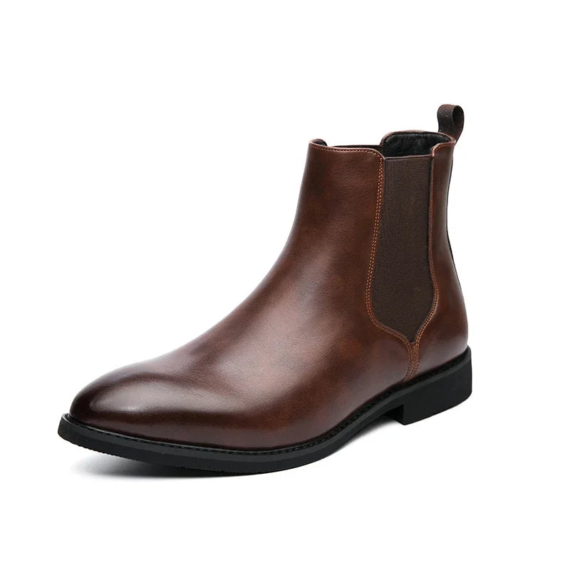 Botines Casuales de Cuero Estilo Urbano para Hombre