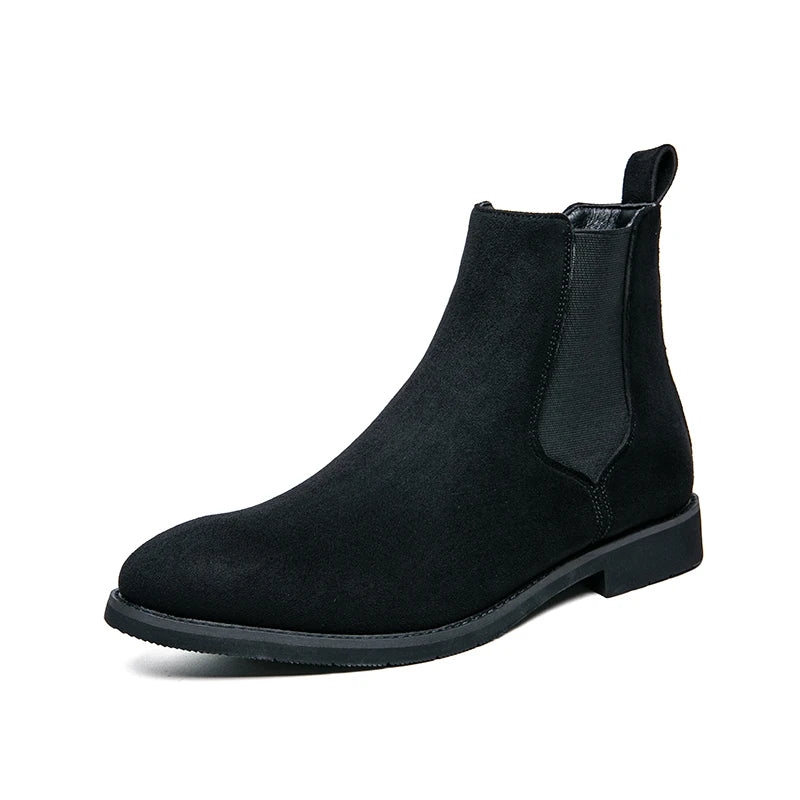 Botines Chelsea de Gamuza Elegantes para Hombre