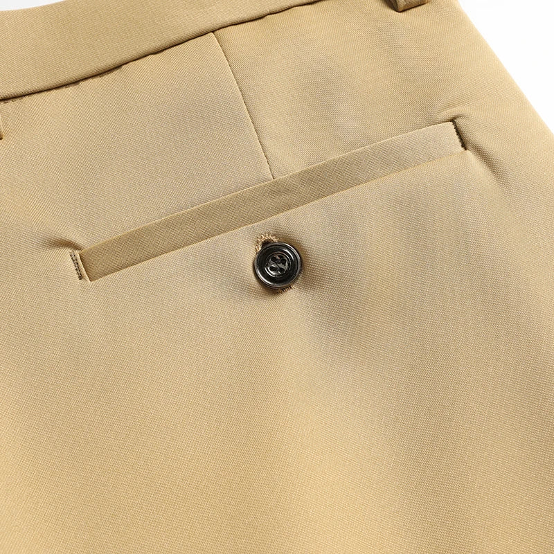 Pantalón de Vestir Elastizado Business Casual para Hombre 2026.