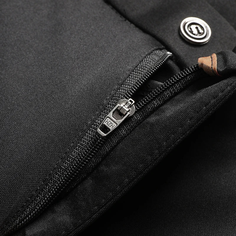 Pantalón de Vestir Elastizado Business Casual para Hombre 2026.