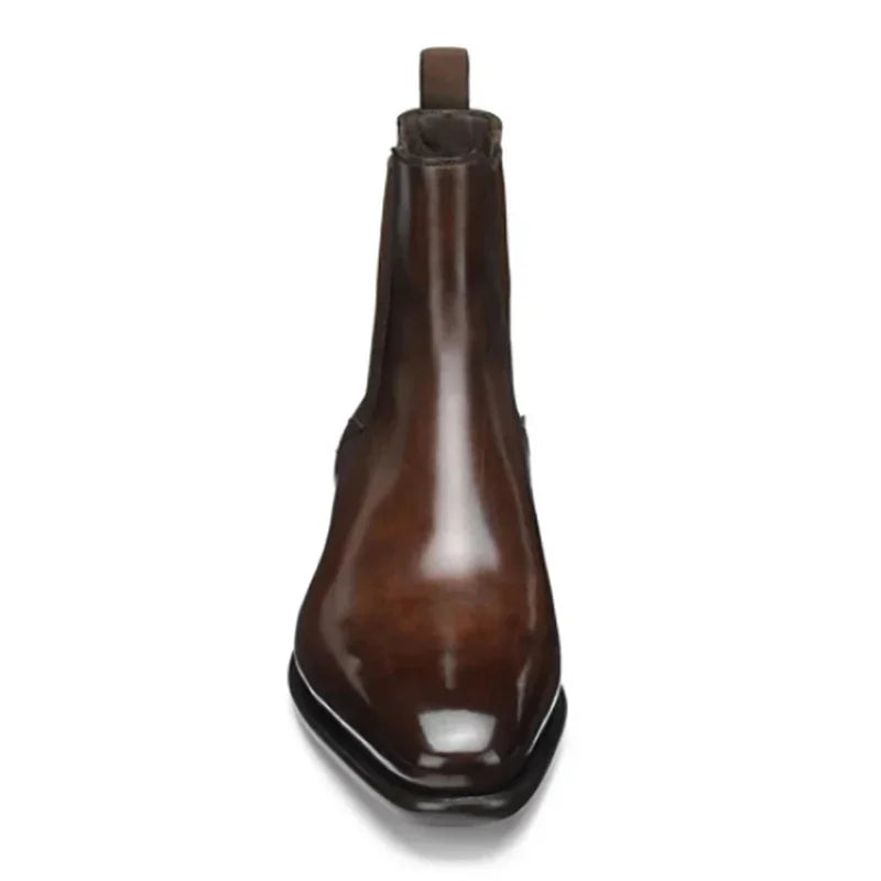 Botines Casuales de Cuero Estilo Urbano para Hombre