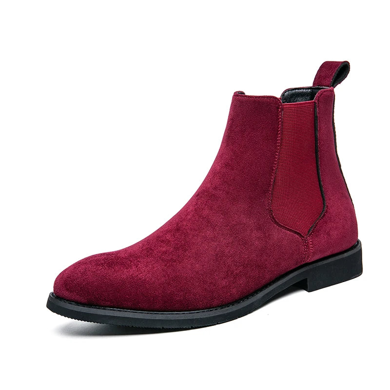 Botines Chelsea de Gamuza Elegantes para Hombre