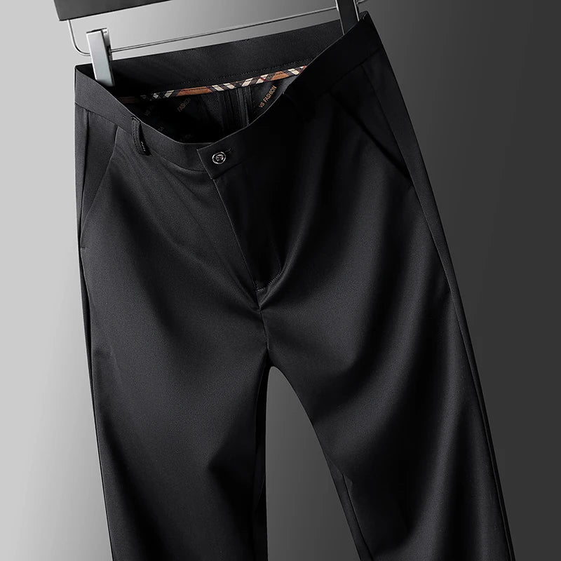 Pantalón Casual Elastizado de Corte Recto para Hombre 2026.