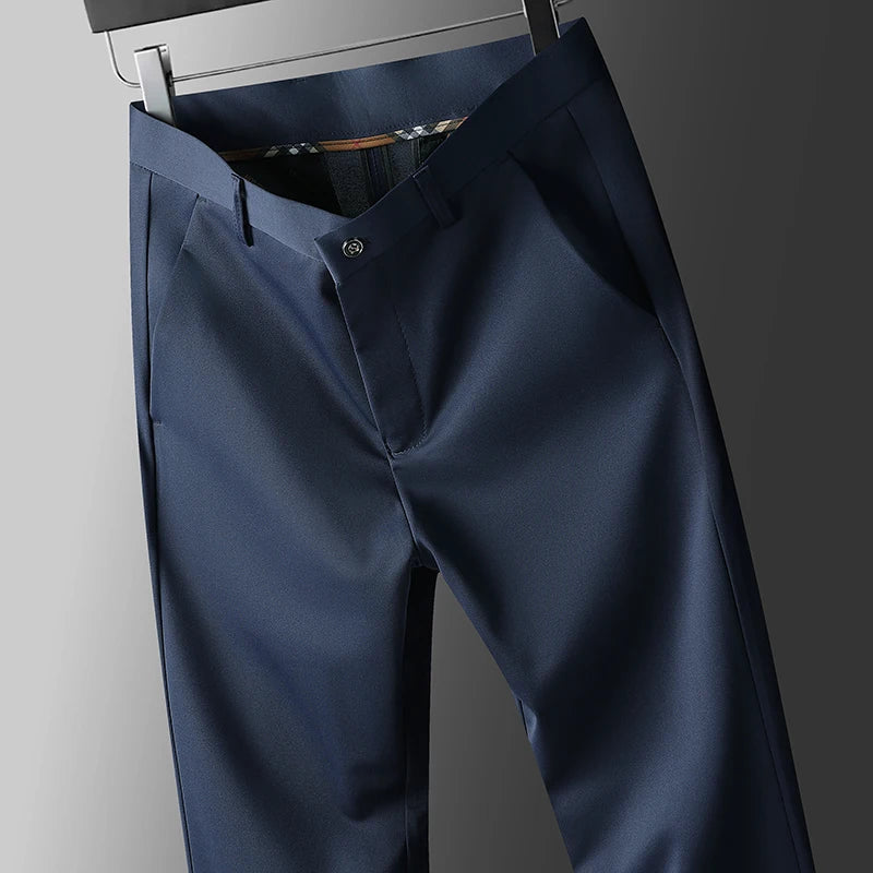 Pantalón Casual Elastizado de Corte Recto para Hombre 2026.