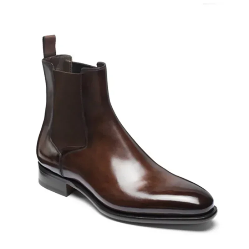 Botines Casuales de Cuero Estilo Urbano para Hombre