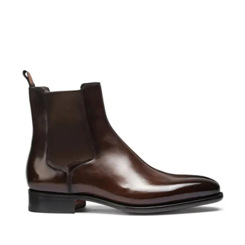 Botines Casuales de Cuero Estilo Urbano para Hombre