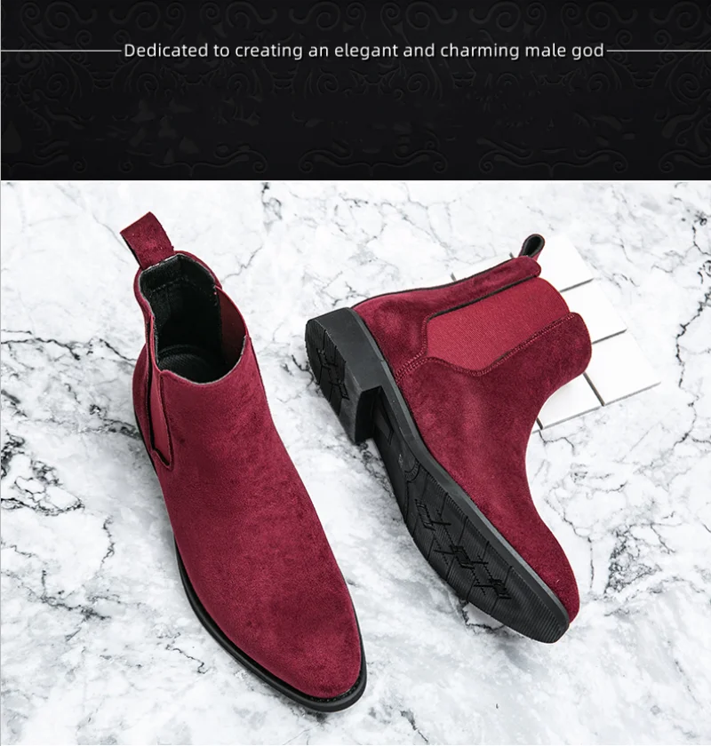Botines Chelsea de Gamuza Elegantes para Hombre