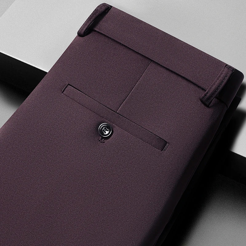 Pantalón de Vestir Elastizado Business Casual para Hombre 2026.