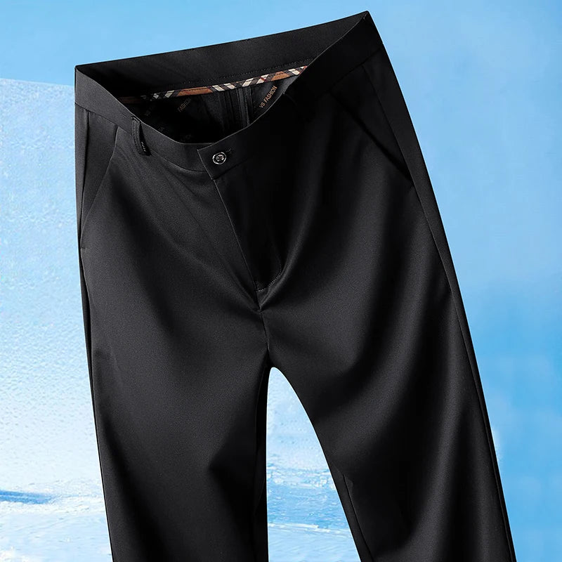 Pantalón de Vestir Elastizado Business Casual para Hombre 2026.
