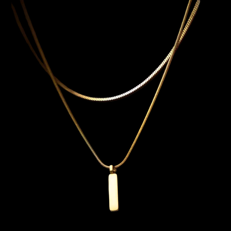 Cadena de hombre de acero inoxidable.