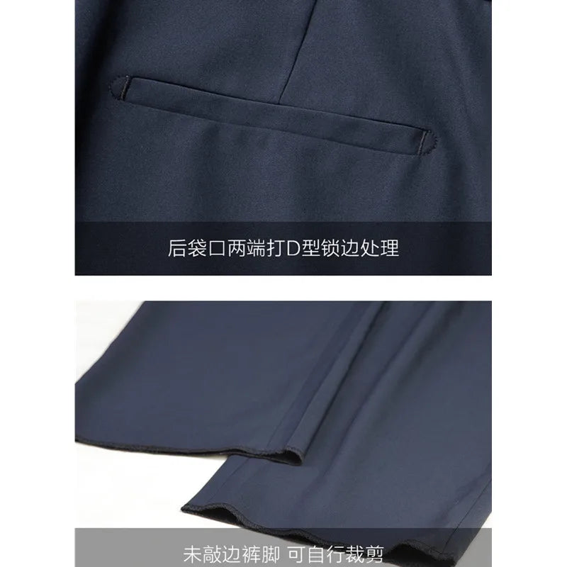 Pantalón Formal Ejecutivo Ultra Fresco - Azul Marino 2026.